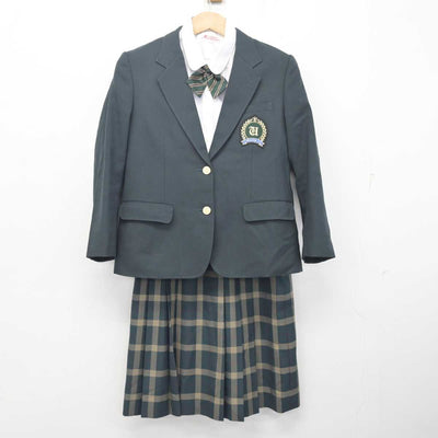 【中古】山梨県 上野原高等学校 女子制服 5点 (ブレザー・シャツ・スカート) sf088008