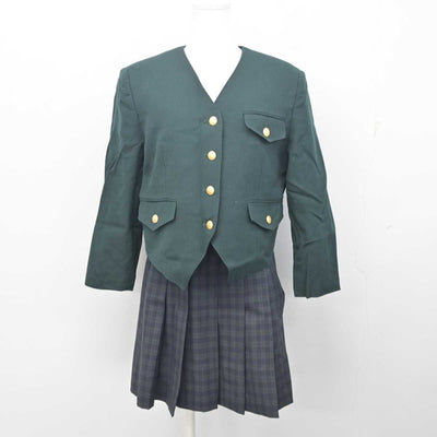 【中古】岡山県 倉敷翠松高等学校/旧制服 女子制服 3点 (ブレザー・ベスト・スカート) sf088015