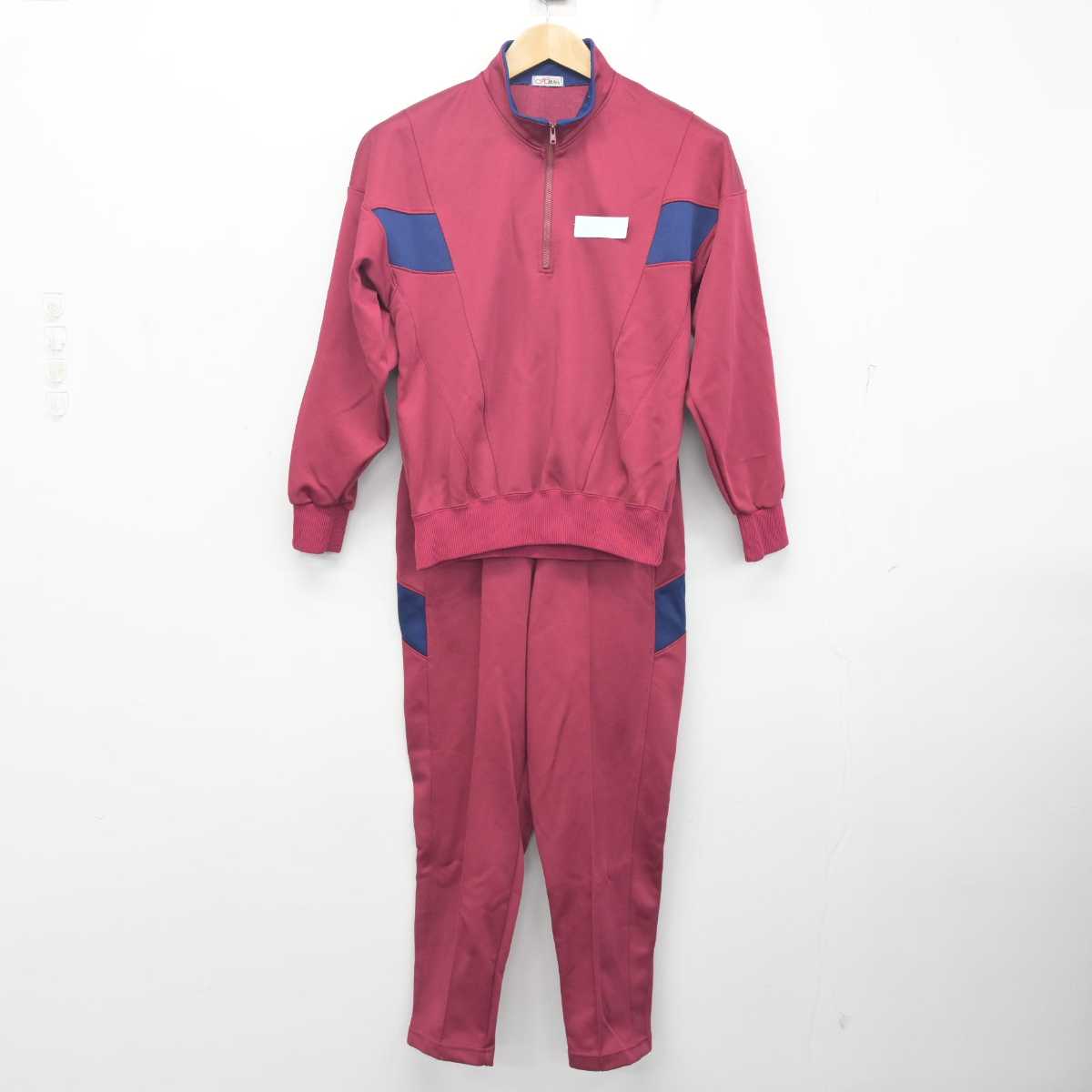 【中古】兵庫県 明石西高等学校 女子制服 2点 (ジャージ 上・ジャージ 下) sf088018