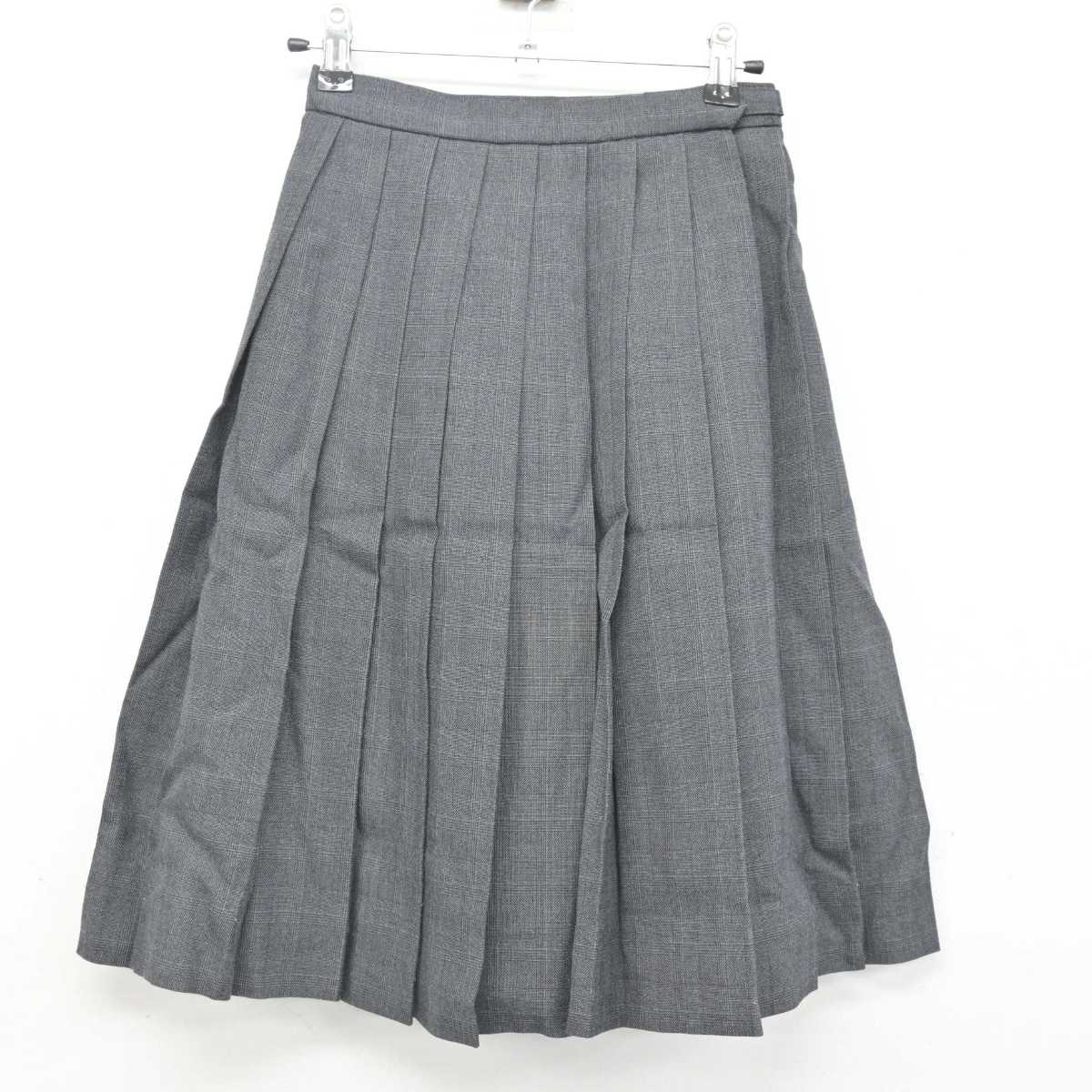 【中古】兵庫県 明石西高等学校 女子制服 4点 (ブレザー・シャツ・スカート) sf088020