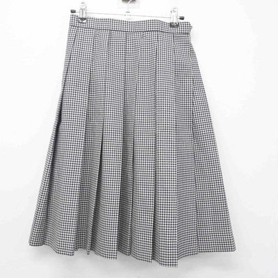 【中古】広島県 安田女子中学高等学校 女子制服 3点 (ニット・ベスト・スカート) sf088038