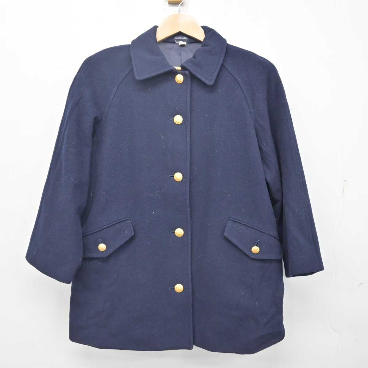 【中古】広島県 安田女子中学高等学校 女子制服 1点 (コート) sf088045