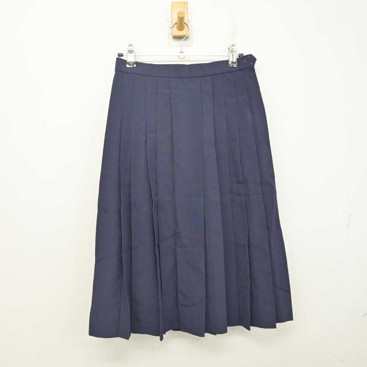 【中古】広島県 尾道北高等学校 女子制服 2点 (セーラー服・スカート) sf088099