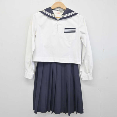 【中古】北海道 北海道札幌北高等学校 女子制服 3点 (セーラー服・スカート) sf088123