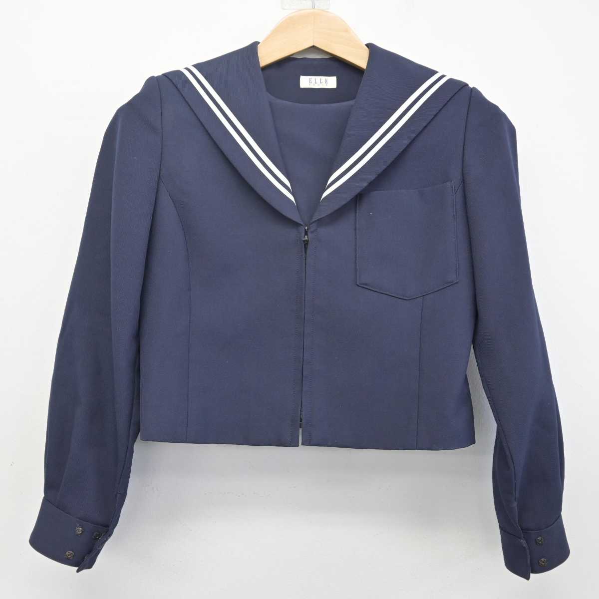 【中古】愛知県 長久手中学校 女子制服 1点 (セーラー服) sf088151