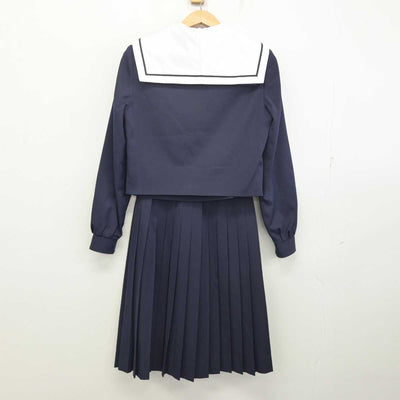 【中古】愛知県 崇化館中学校 女子制服 3点 (セーラー服・スカート) sf088159