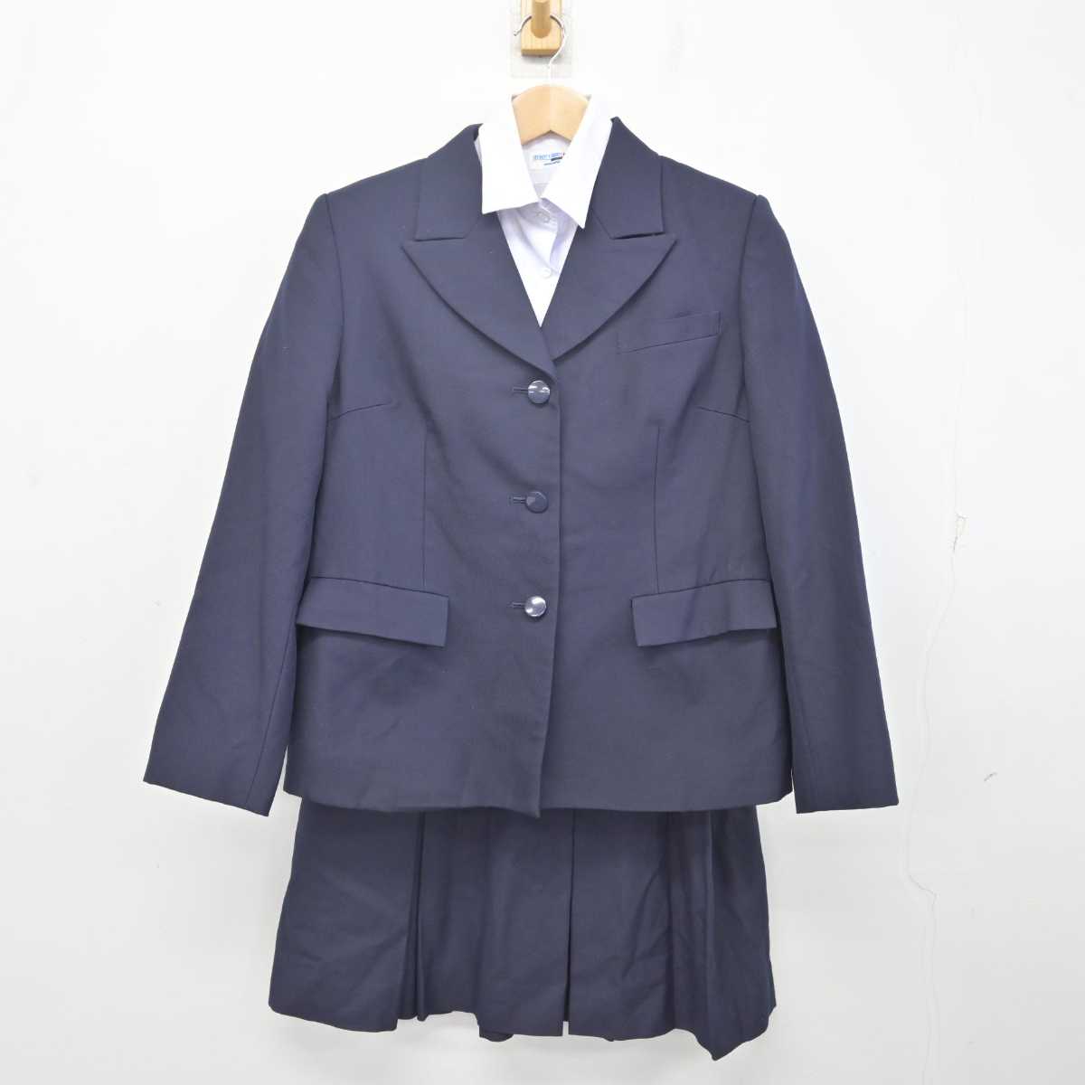 【中古】埼玉県 所沢北高等学校 女子制服 4点 (ブレザー・ベスト・シャツ・スカート) sf088203