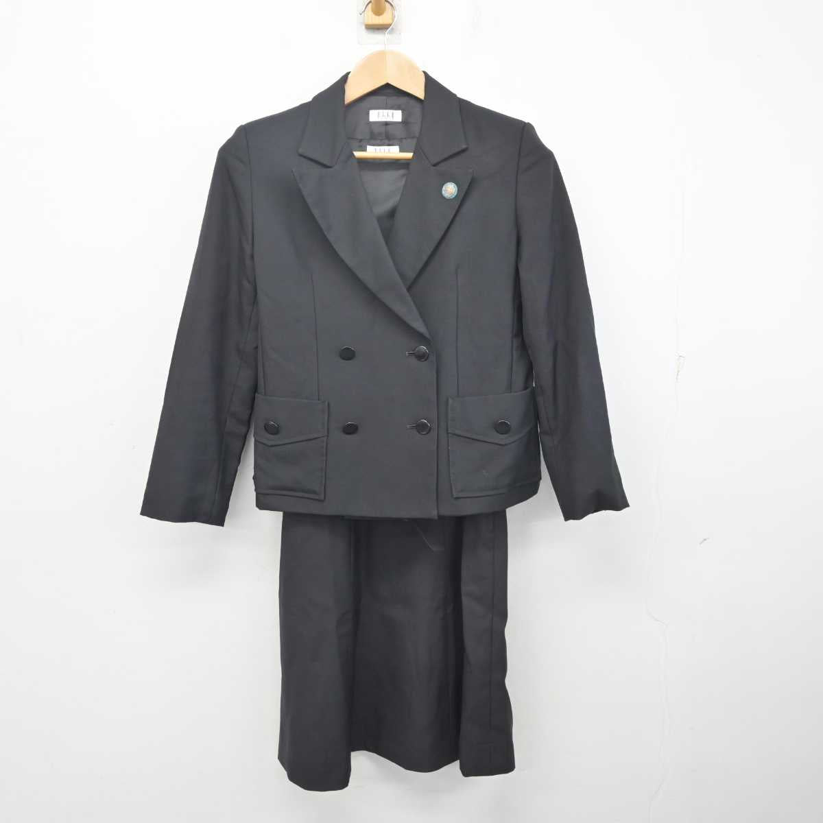 【中古】群馬県 館林女子高等学校 女子制服 3点 (ブレザー・ジャンパースカート) sf088235