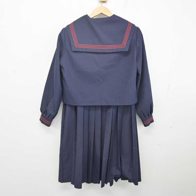 【中古】茨城県 土浦第四中学校 女子制服 2点 (セーラー服・ジャンパースカート) sf088237