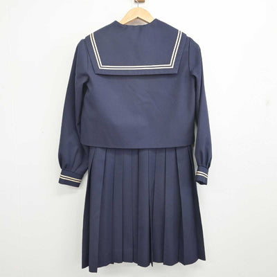 【中古】茨城県 都和中学校 女子制服 3点 (セーラー服・ジャンパースカート) sf088241