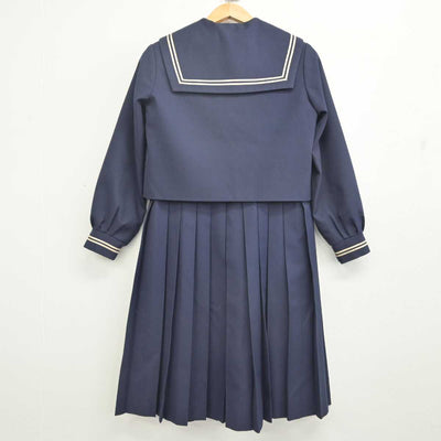 【中古】茨城県 都和中学校 女子制服 2点 (セーラー服・ジャンパースカート) sf088242