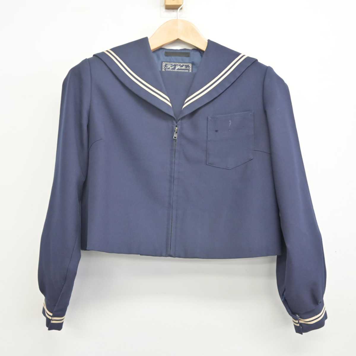 【中古】茨城県 都和中学校 女子制服 2点 (セーラー服・ジャンパースカート) sf088242