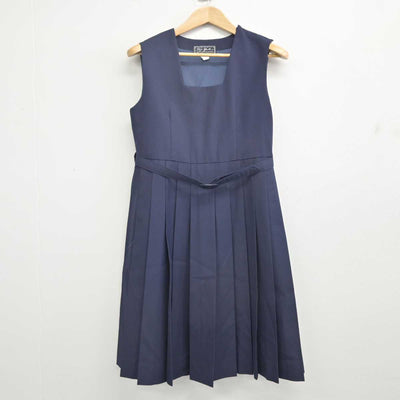 【中古】茨城県 都和中学校 女子制服 2点 (セーラー服・ジャンパースカート) sf088242