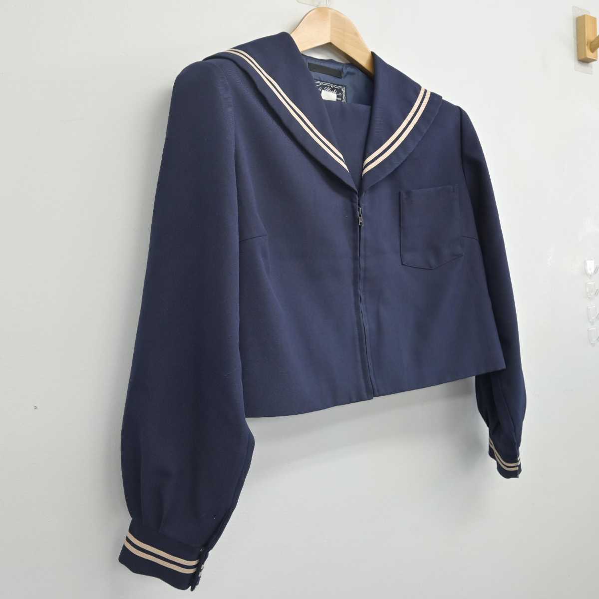 【中古】茨城県 都和中学校 女子制服 1点 (セーラー服) sf088244