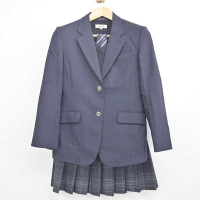 【中古】東京都 日野台高等学校 女子制服 4点 (ブレザー・ニット・スカート) sf088251