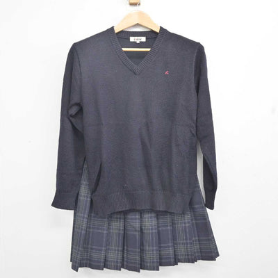 【中古】東京都 日野台高等学校 女子制服 4点 (ブレザー・ニット・スカート) sf088251