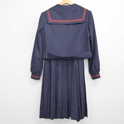 【中古】福岡県 南曽根中学校 女子制服 4点 (セーラー服・ジャンパースカート) sf088255