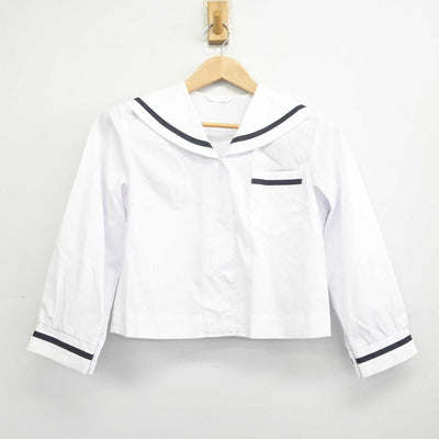 【中古】島根県 江津中学校 女子制服 2点 (ニット・セーラー服) sf088266