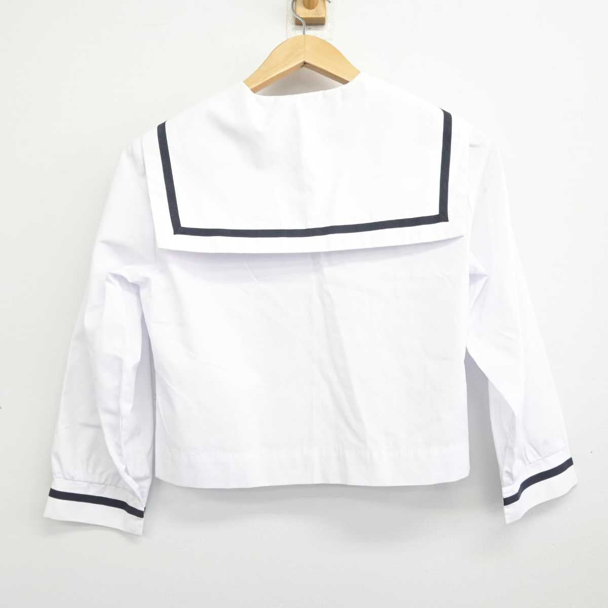 【中古】島根県 江津中学校 女子制服 2点 (ニット・セーラー服) sf088266