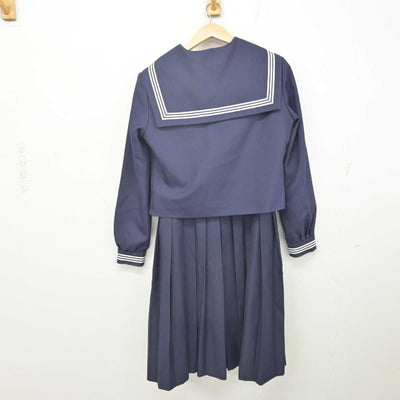 【中古】茨城県 大島中学校 女子制服 3点 (セーラー服・ジャンパースカート) sf088284