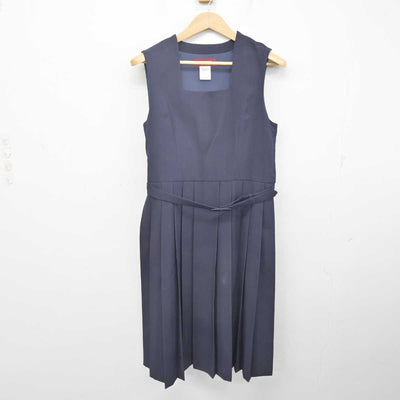 【中古】茨城県 大島中学校 女子制服 1点 (ジャンパースカート) sf088285