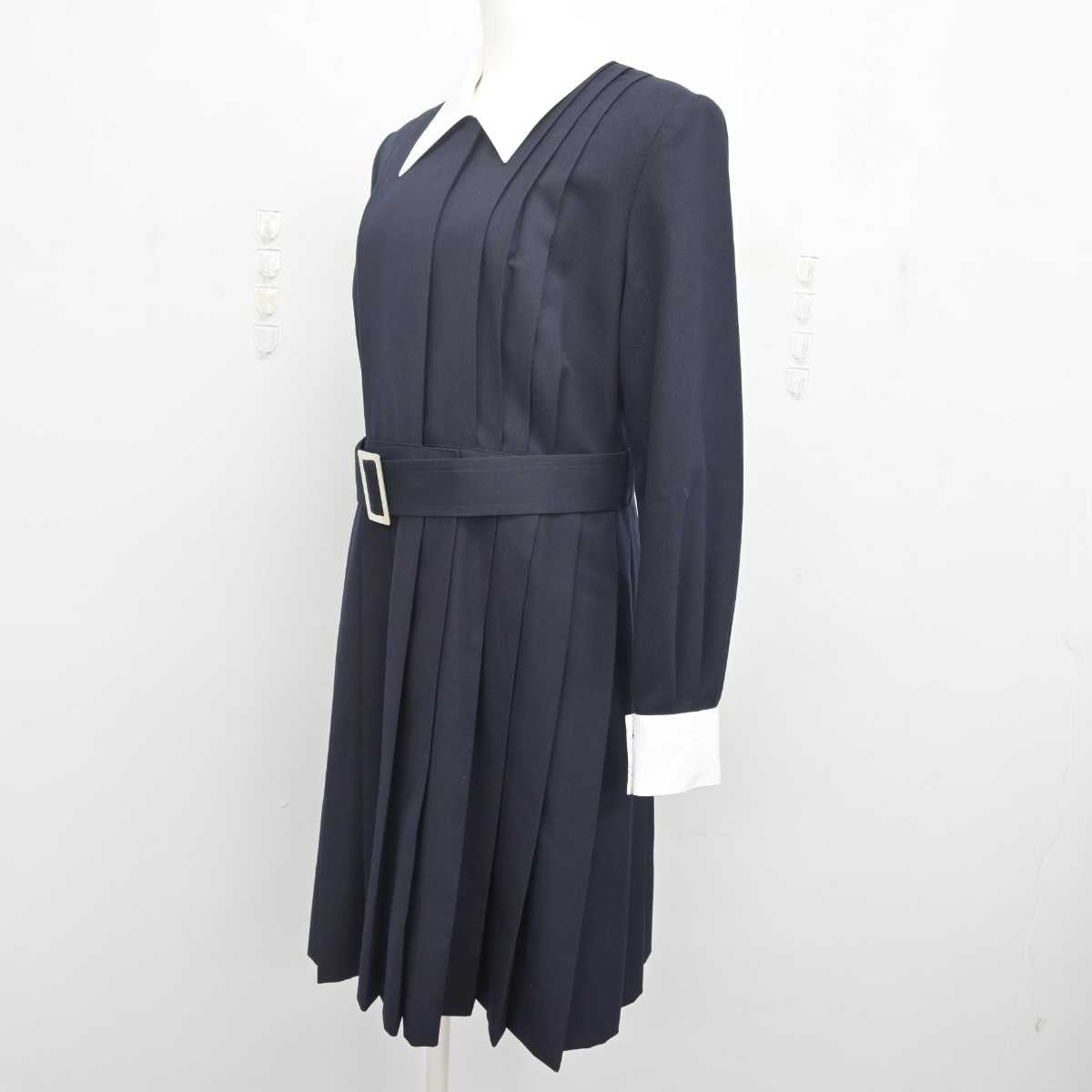 【中古】東京都 山脇学園中学校 女子制服 1点 (ワンピース) sf088315