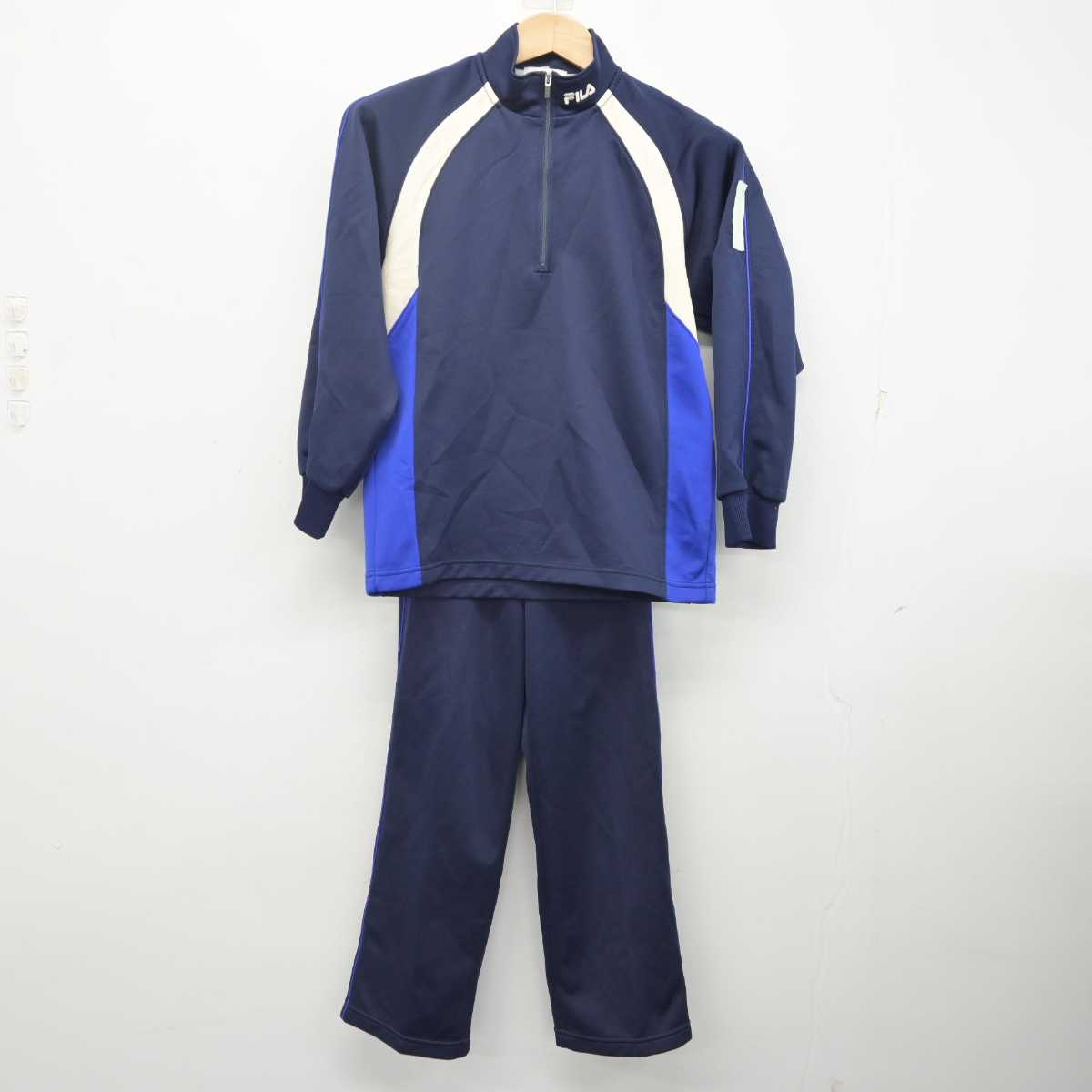 【中古】神奈川県 中山中学校 女子制服 2点 (ジャージ 上・ジャージ 下) sf088323