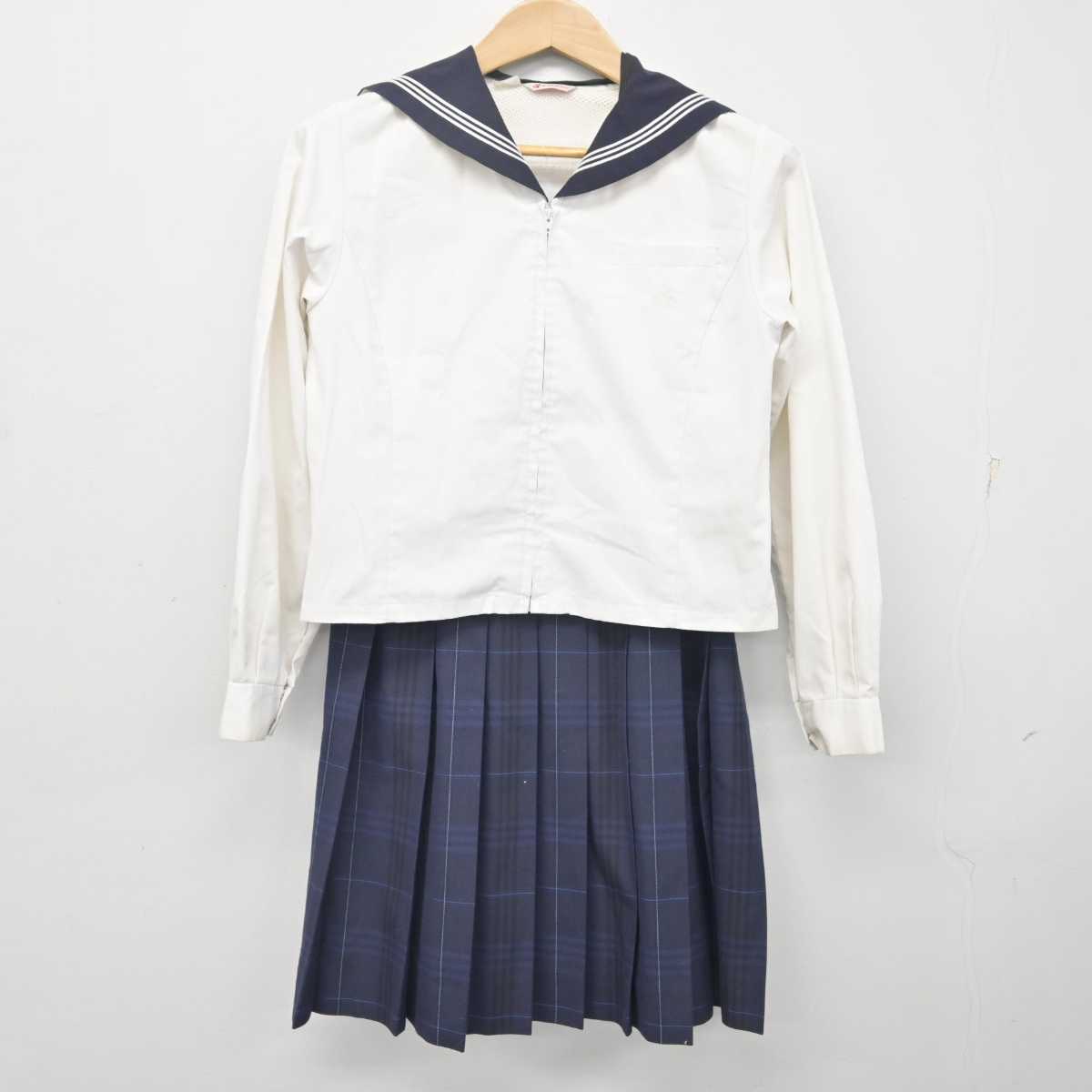 【中古】東京都 佼成学園女子中学高等学校 女子制服 2点 (セーラー服・スカート) sf088340
