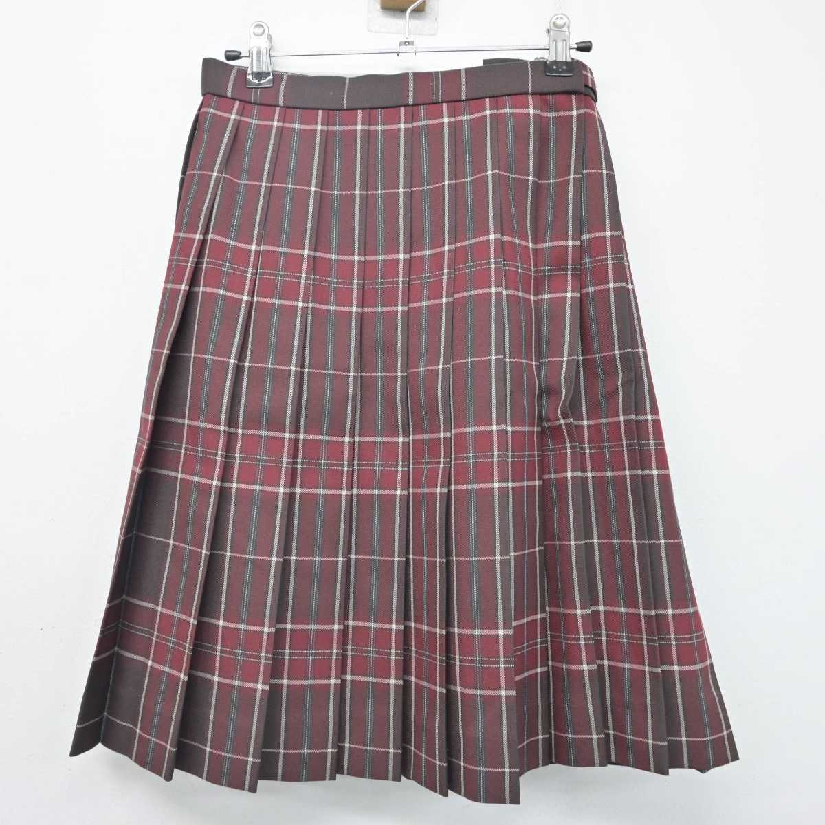 【中古】愛知県 清林館高等学校 女子制服 5点 (ブレザー・ニット・シャツ・スカート) sf088350