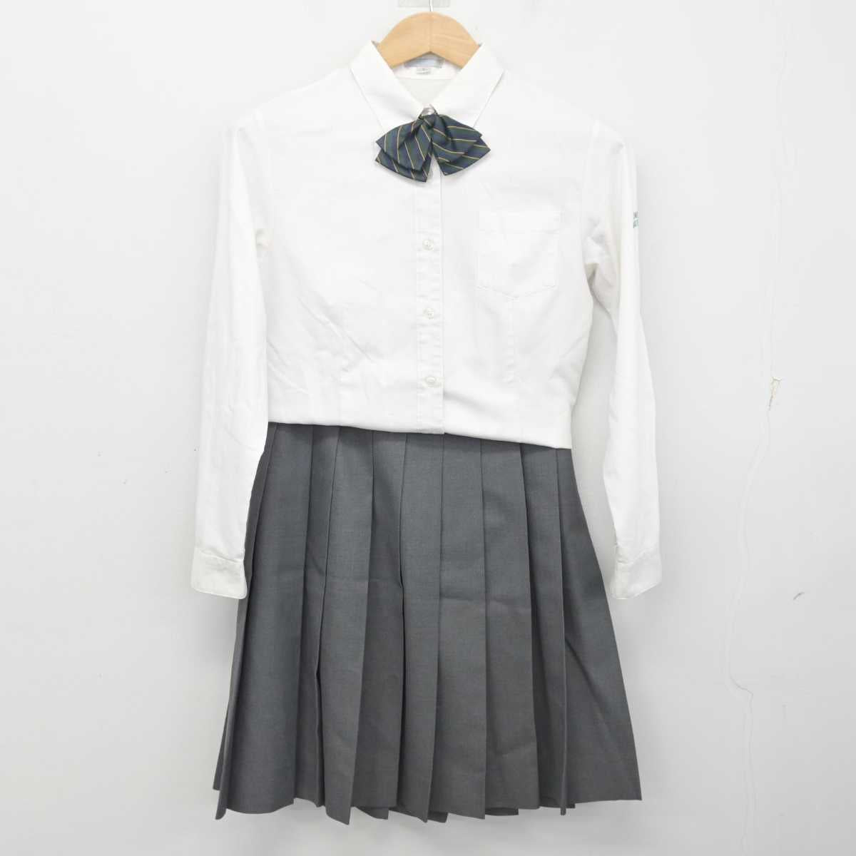 【中古】東京都 上野学園高等学校 女子制服 4点 (ブレザー・シャツ・スカート) sf088354