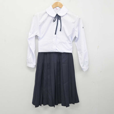 【中古】鹿児島県 加治木高等学校/旧制服 女子制服 4点 (ブレザー・シャツ・スカート) sf088372