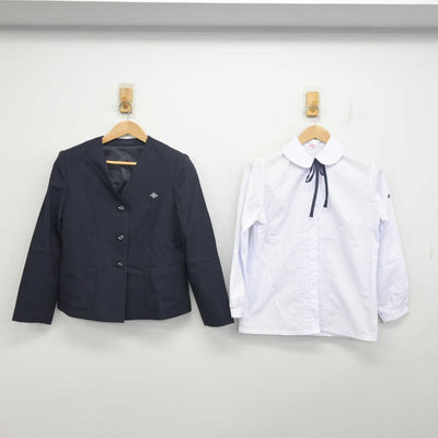 【中古】鹿児島県 加治木高等学校/旧制服 女子制服 4点 (ブレザー・シャツ・スカート) sf088372