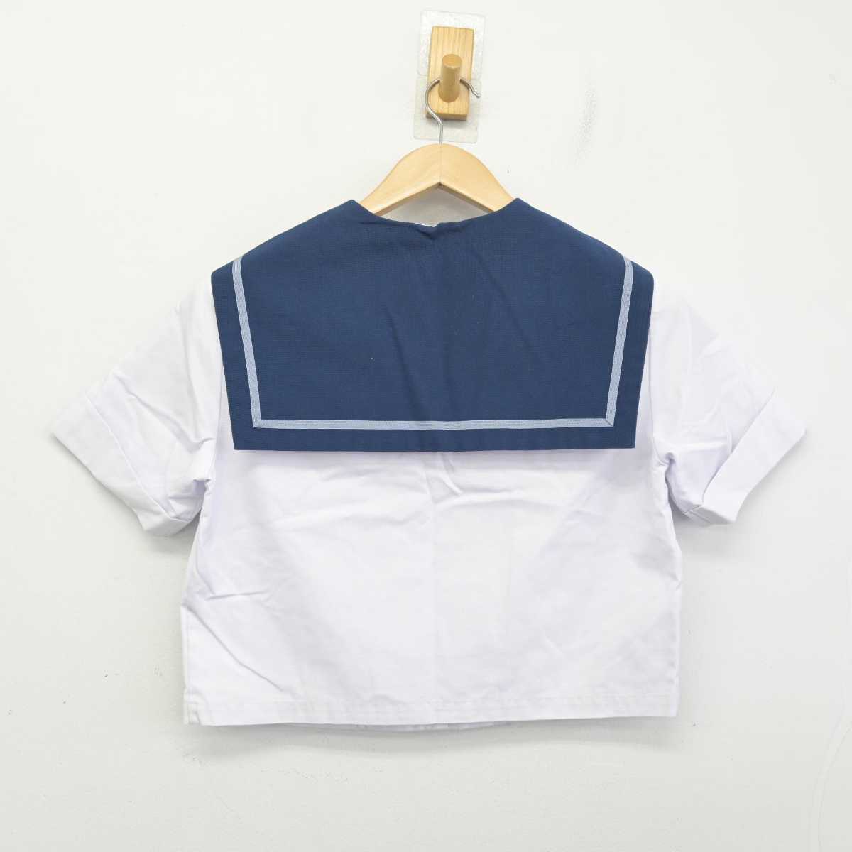 【中古】鹿児島県 舞鶴中学校 女子制服 2点 (セーラー服・スカート) sf088380