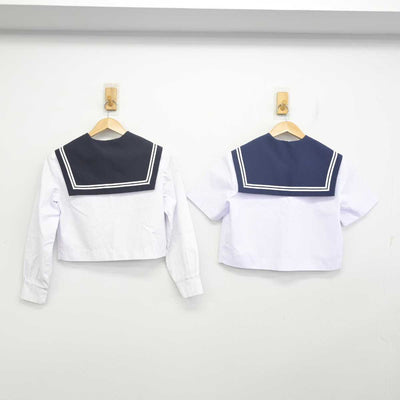 【中古】愛知県 南陵中学校 女子制服 2点 (セーラー服・セーラー服) sf088385