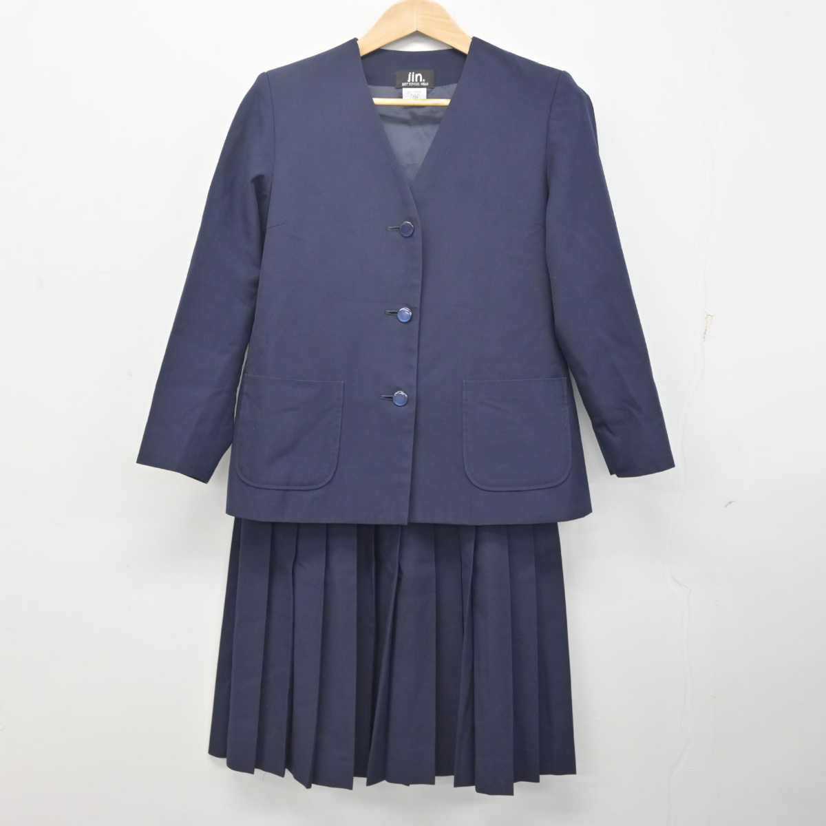 【中古】千葉県 臼井中学校 女子制服 3点 (ブレザー・ベスト・スカート) sf088414