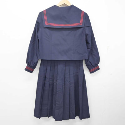 【中古】千葉県 太田中学校 女子制服 3点 (セーラー服・スカート) sf088421