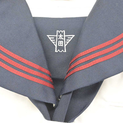 【中古】千葉県 太田中学校 女子制服 2点 (セーラー服) sf088423