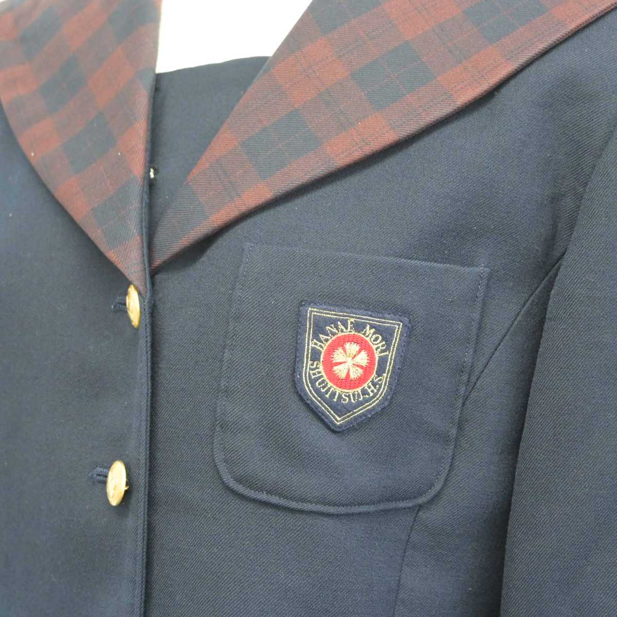 【中古】岡山県 就実中学校 女子制服 2点 (セーラー服・スカート) sf088458