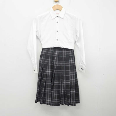 【中古】大分県 別府溝部学園高等学校/旧制服 女子制服 3点 (ブレザー・シャツ・スカート) sf088473