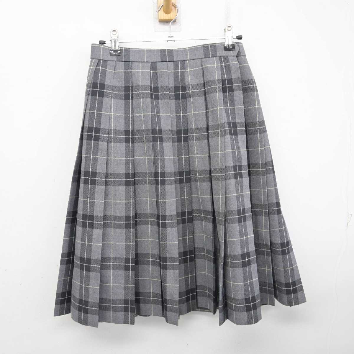 【中古】北海道 北海道小樽高等支援学校 女子制服 5点 (ブレザー・スカート) sf088486