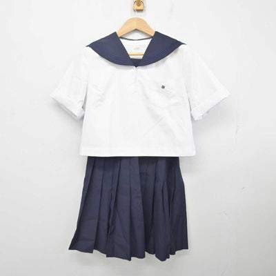 【中古】北海道 北海道札幌丘珠高等学校 女子制服 3点 (セーラー服・スカート) sf088492