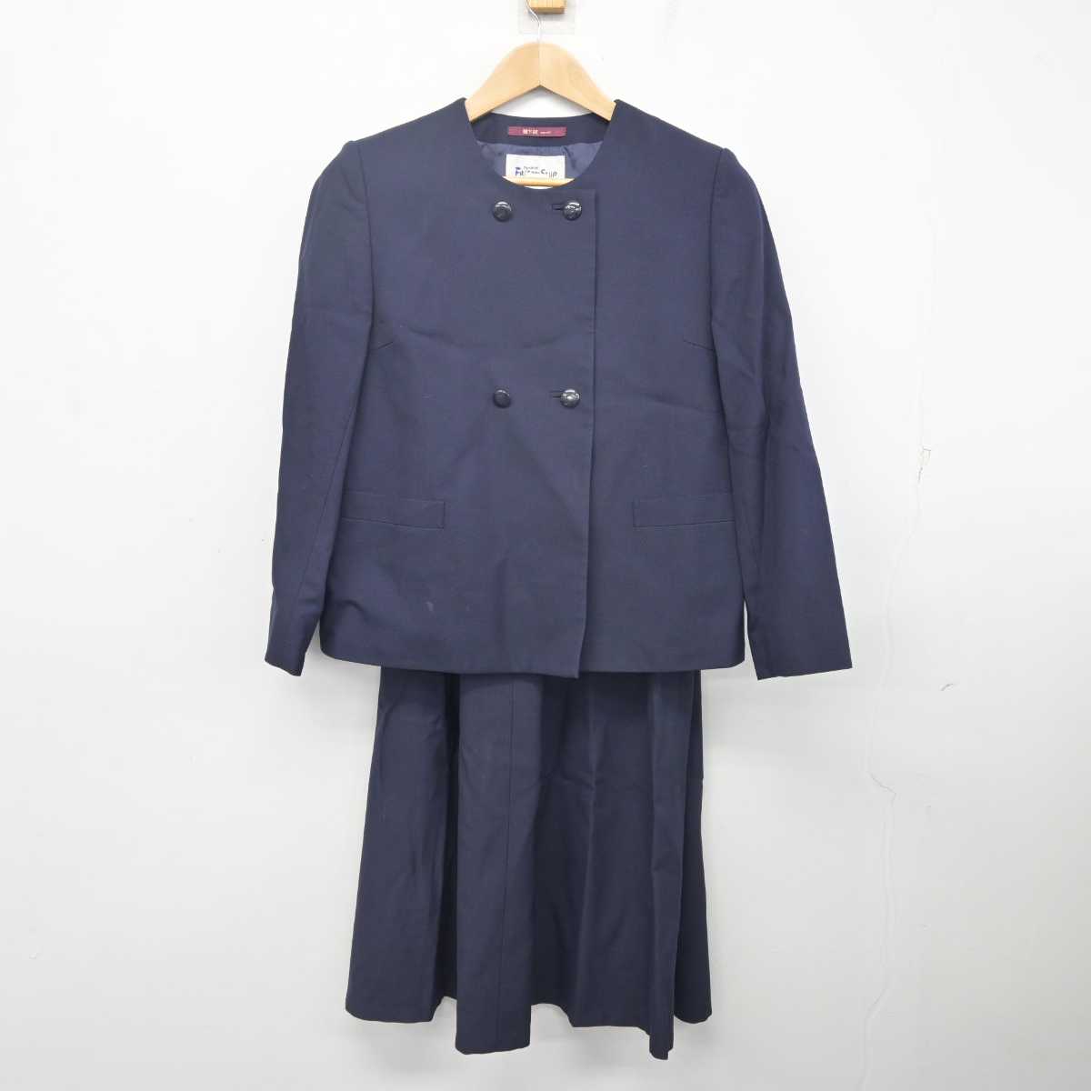 【中古】福島県 一箕中学校 女子制服 3点 (ブレザー・ベスト・スカート) sf088497