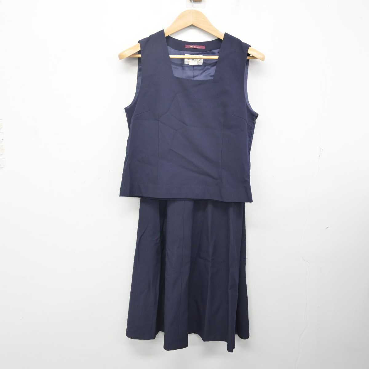 【中古】福島県 一箕中学校 女子制服 3点 (ブレザー・ベスト・スカート) sf088497