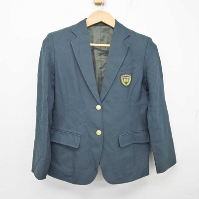 【中古】福岡県 折尾高等学校 女子制服 3点 (ブレザー・スカート) sf088499