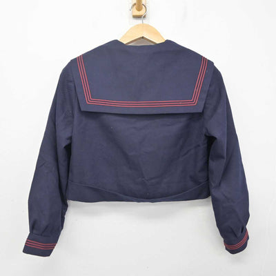 【中古】福岡県 緑丘中学校 女子制服 3点 (セーラー服・ジャンパースカート) sf088500