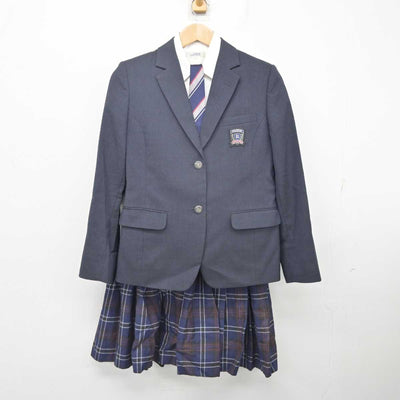 【中古】東京都 工学院大学附属高等学校 女子制服 5点 (ブレザー・シャツ・スカート) sf088502