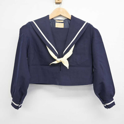 【中古】愛知県 金城学院中学校 女子制服 3点 (セーラー服・スカート) sf088515