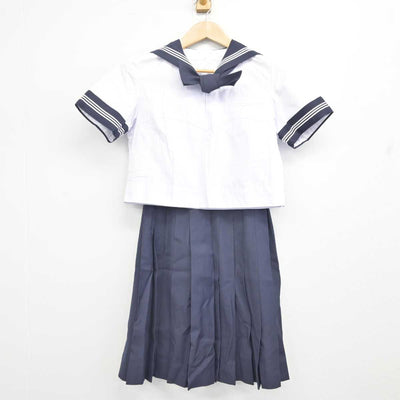 【中古】東京都 豊島岡女子学園高等学校 女子制服 4点 (セーラー服・スカート) sf088543