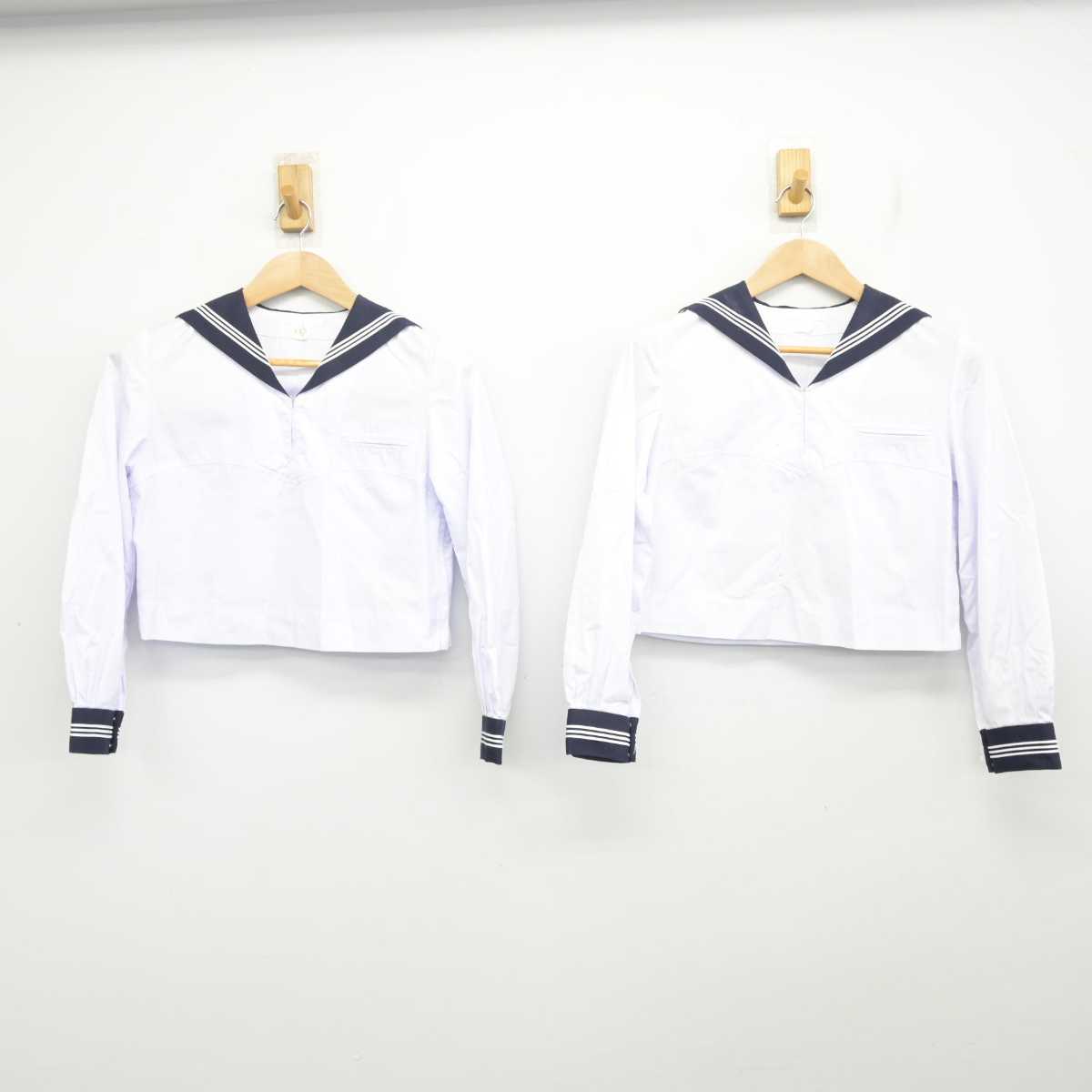 【中古】東京都 豊島岡女子学園高等学校 女子制服 3点 (セーラー服・セーラー服) sf088544