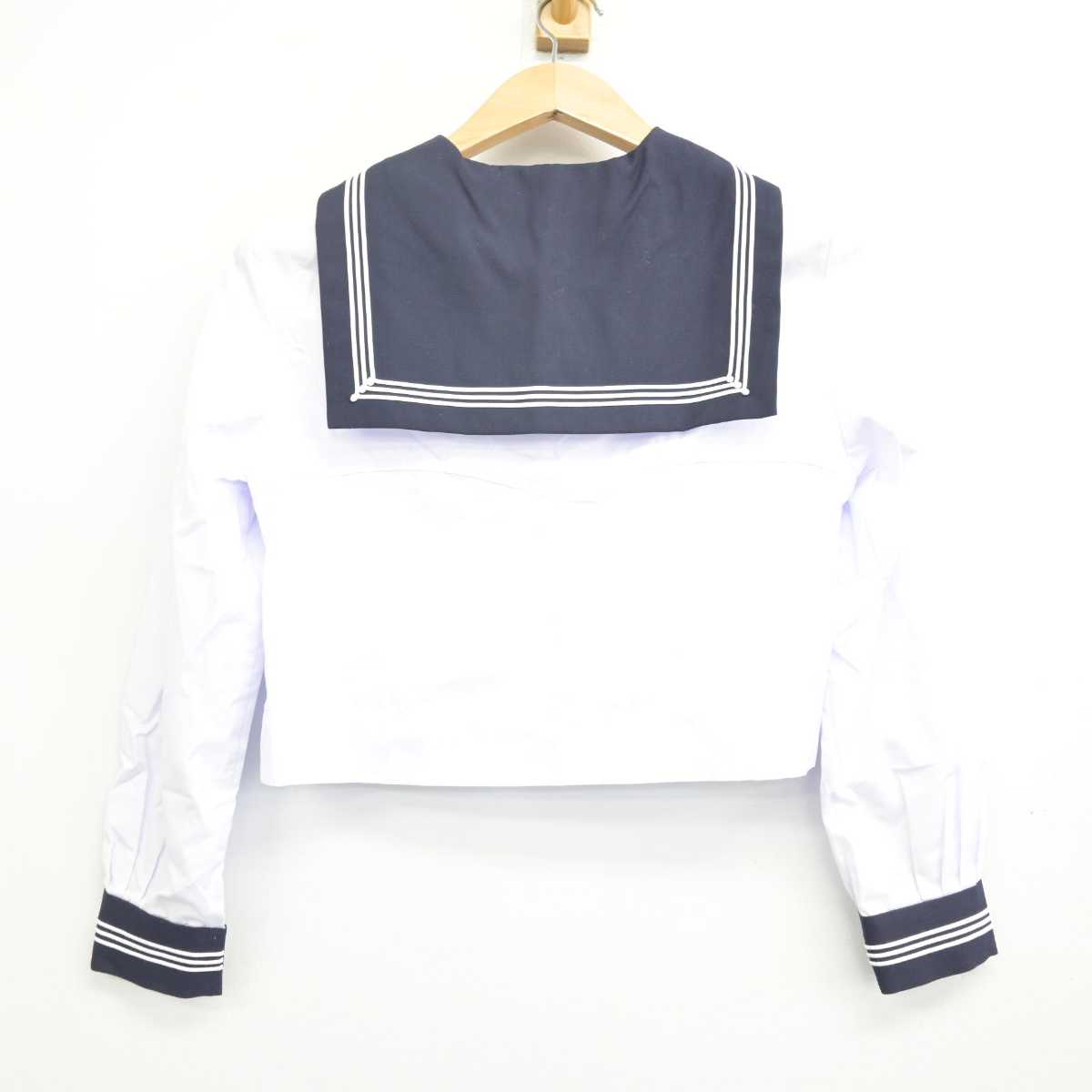 【中古】東京都 豊島岡女子学園高等学校 女子制服 3点 (セーラー服・セーラー服) sf088544